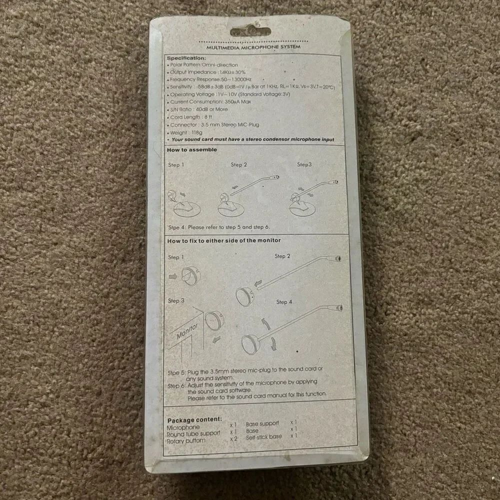 Dynamic Sound Multimedia Microphone System NOS - Picture 4 of 5